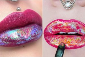 Tren baru lipgloss yang bikin bibirmu berhologram, tertarik coba?