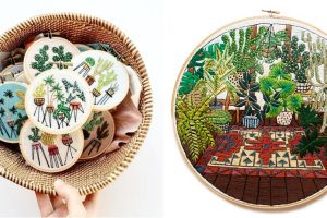 10 Karya sulam ini terlihat simpel tapi detail banget lho, keren asli