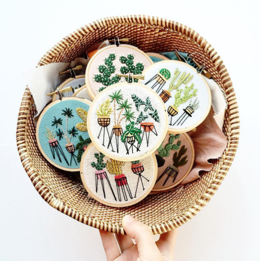 Karya sulam detail 1-10 © 2016 Sarah Benning