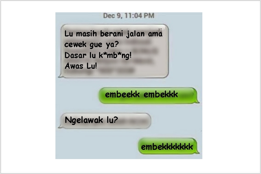 7 Chat yang ditujukan tukang tikung pacar ini lucu banget