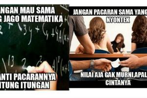 16 Meme ngawur 'jangan mau pacaran' ini nyentil tapi bikin ngakak