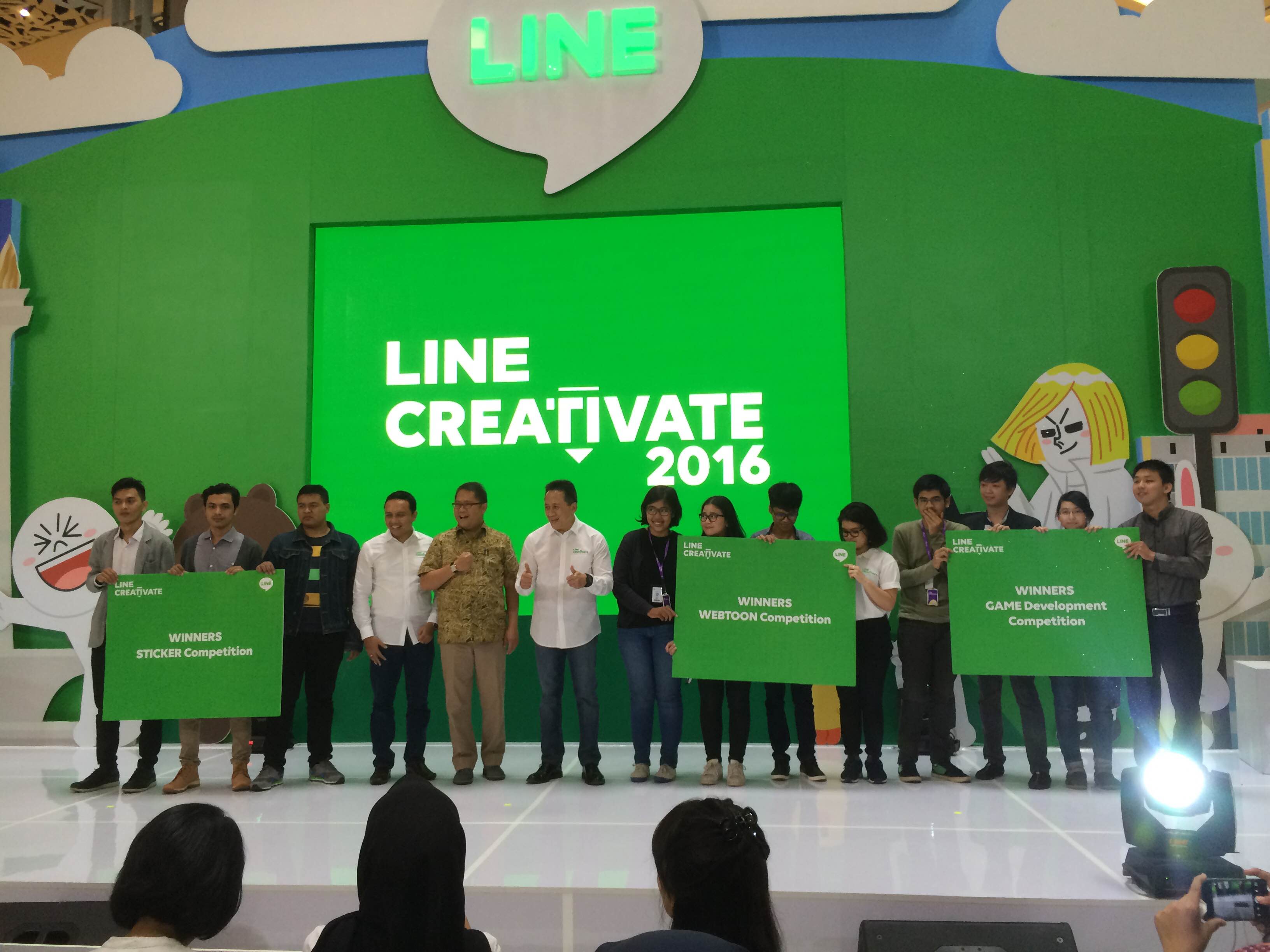 Ini 9 juara LINE Creativate 2016, singkirkan 15 ribu pesaing