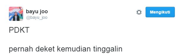 pelesetan arti pdkt © 2016 brilio.net