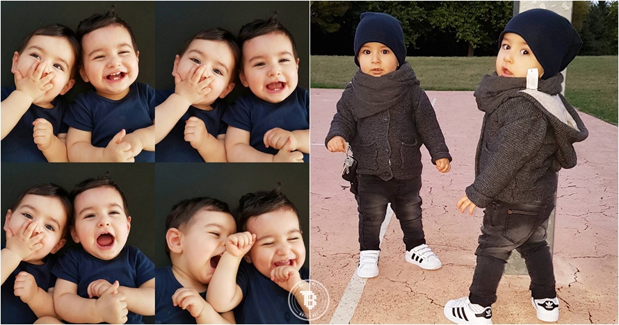 13 Potret Agit dan Sidar, si kembar yang jadi idola baru di Instagram