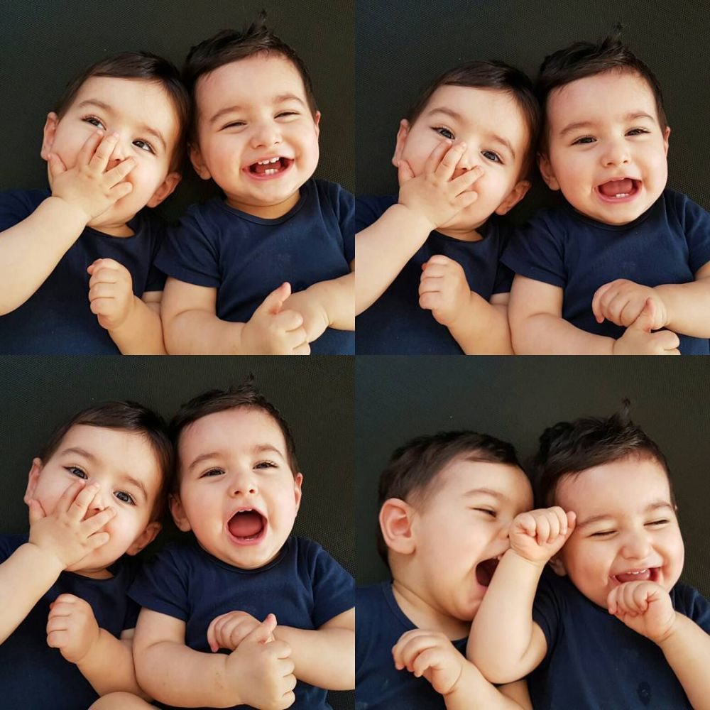 13 Potret Agit dan Sidar, si kembar yang jadi idola baru di Instagram