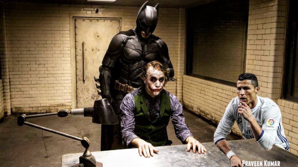 seleb CR7 Troll Football