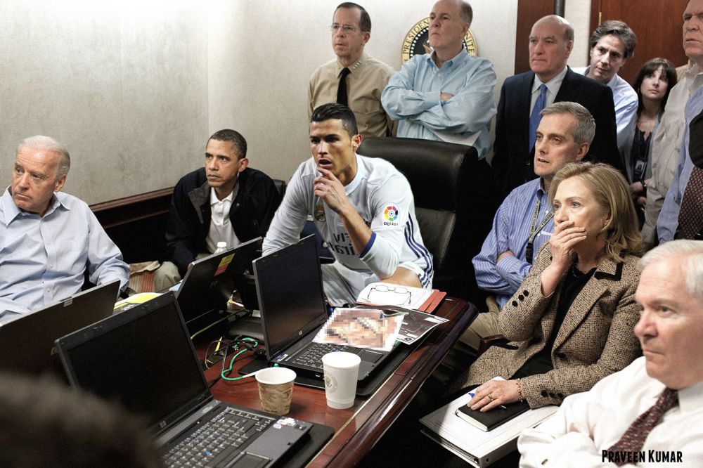 seleb CR7 Troll Football