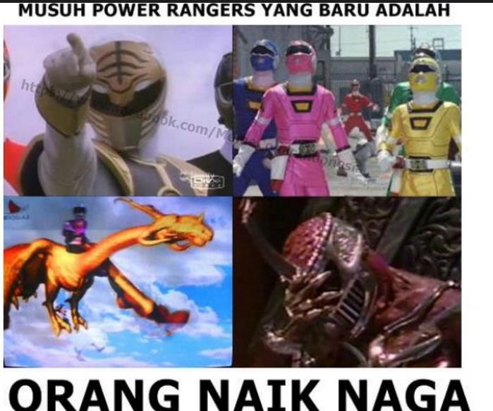 13 Meme Power Rangers yang bikin kamu ketawa lepas tanpa beban