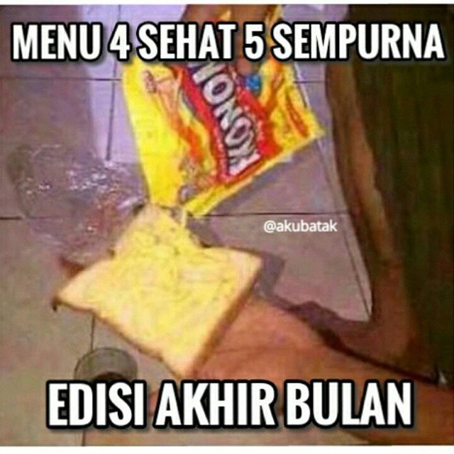 Meme Akhir bulan Istimewa