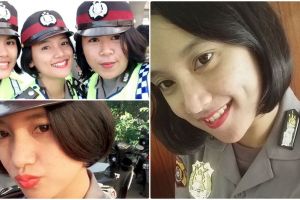 Triya Rafelya, polwan manis yang bikin cowok ingin 'jadi penjahatnya'