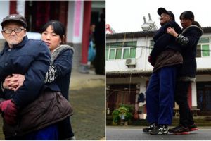 Kisah bakti anak 'jadi kaki' untuk ayahnya yang lumpuh ini bikin haru