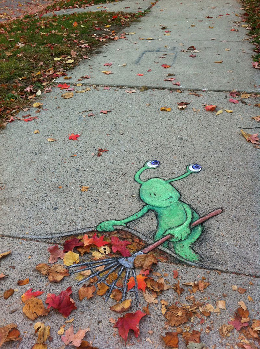 10 Street art ini nggak cuma keren tapi juga mampu menipu matamu