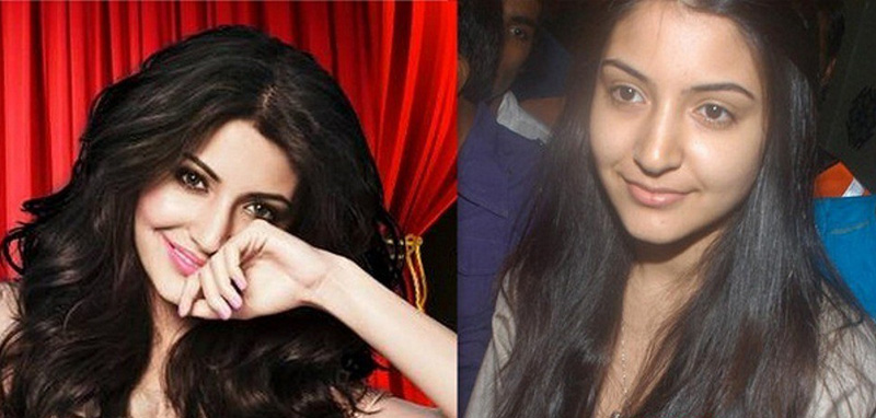 18 Foto aktris Bollywood dengan vs tanpa makeup, lebih cantik mana?