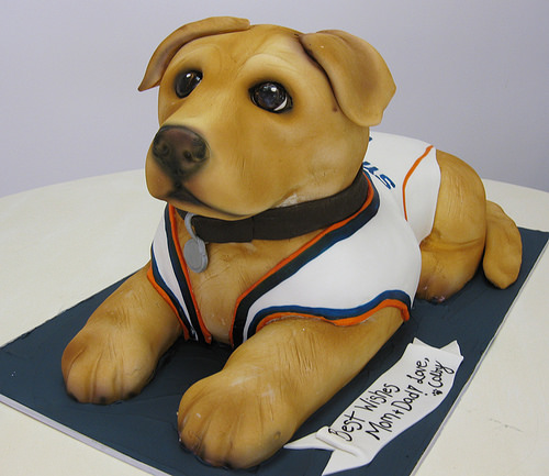 12 Kue ulang tahun bentuk anjing ini unik, bikin nggak tega makan nih