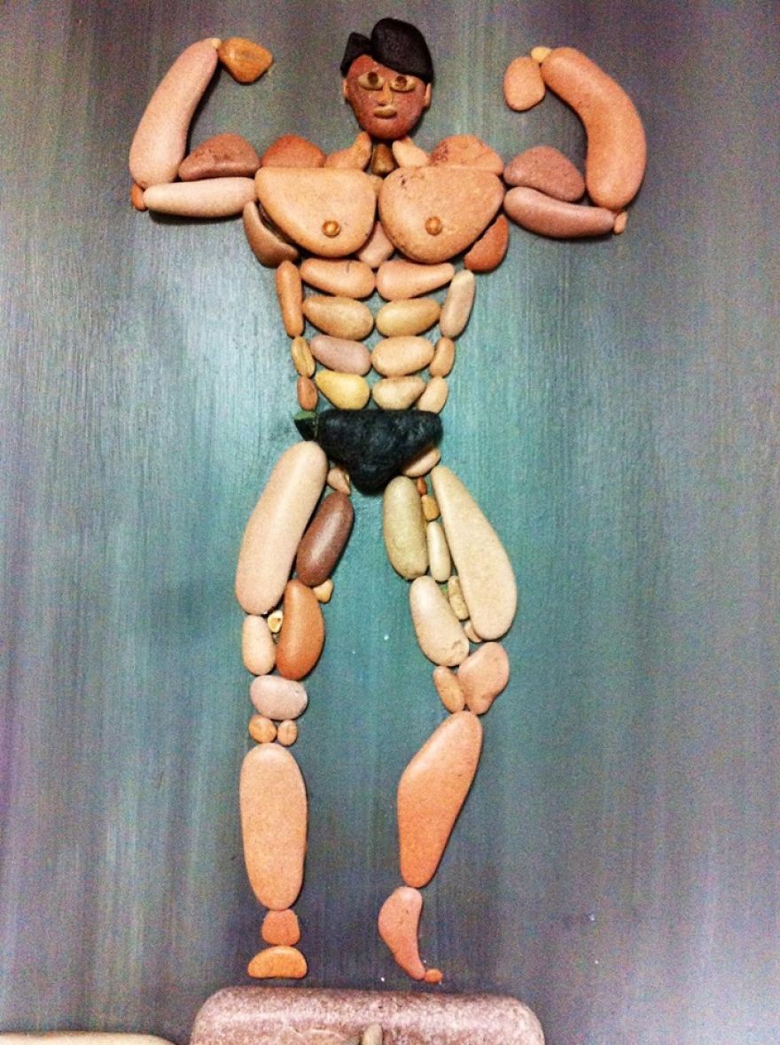 kreasi batu Stefano Furlani © 2016 Boredpanda