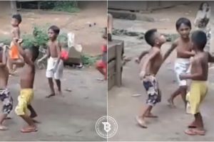 Aksi bocah telanjang dada lagi joget ini viral dan tuai pujian netizen
