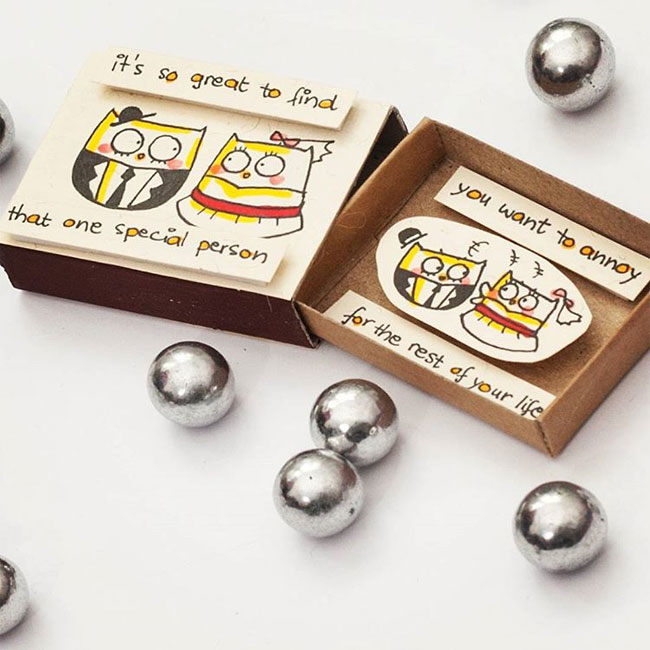 ucapan bungkus korek © 2016 Instagram @shop3xu