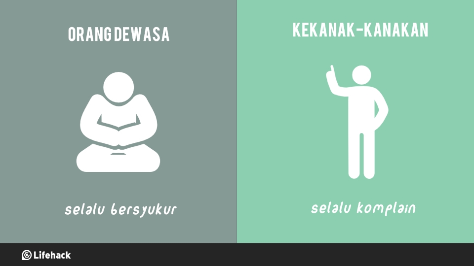 8 Ilustrasi beda orang dewasa dan kekanak-kanakan, kamu yang mana?