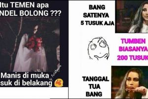 10 Meme Sundel bolong ini nggak serem, malah bikin ngakak