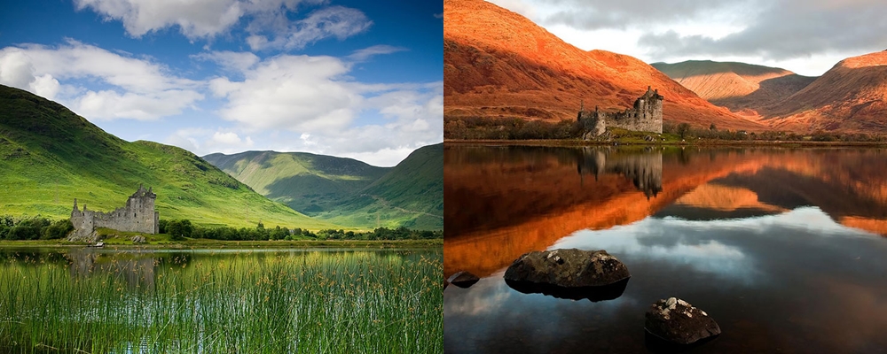 foto sebelum dan sesudah musim gugur © 2016 berbagai sumber