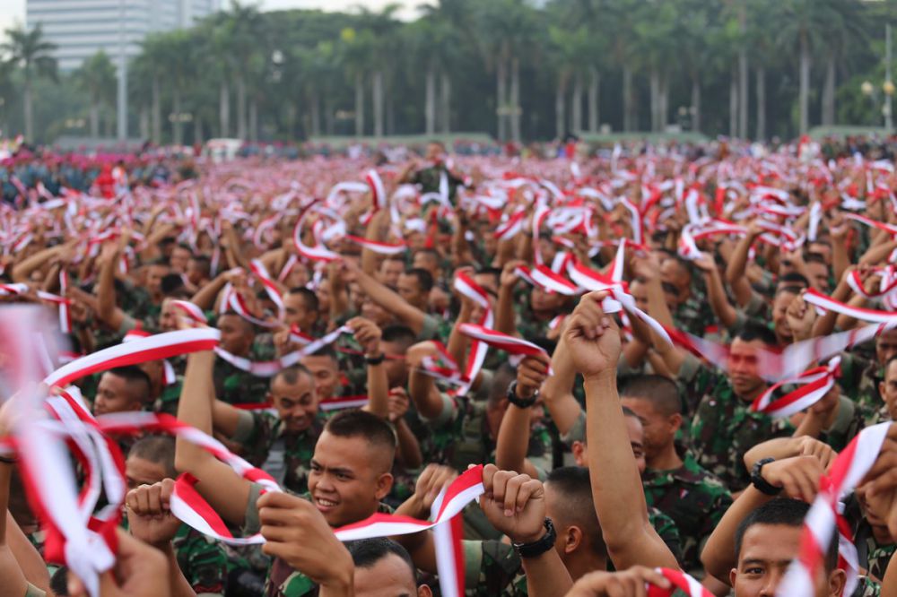 10 Potret gerakan ‘Nusantara Bersatu’ ini meneduhkan banget