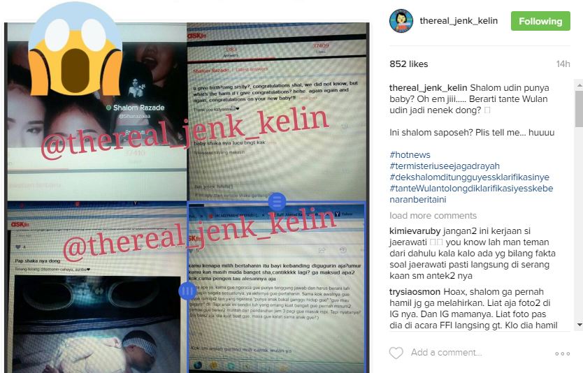 Shalom punya anak © 2016 brilio.net