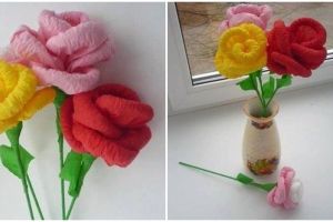 8 Langkah bikin bunga kertas untuk hiasan di rumah, gampang lho