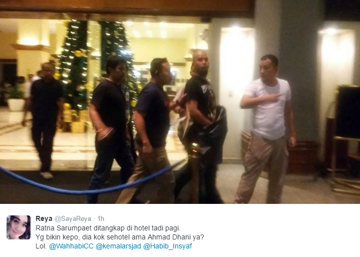 Saat ditangkap polisi, Ratna Sarumpaet & Ahmad Dhani ternyata sehotel