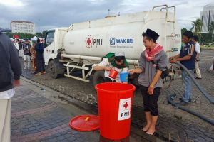 28 Truk air bersih diterjunkan untuk wudu peserta Aksi Damai 212