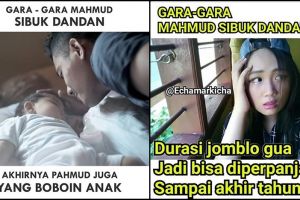 13 Meme 'gara-gara mahmud' ini kocak, curhatan papah muda ni ye