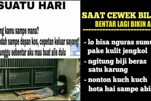 10 Meme 'nunggu cewek buat alis' ini lucunya agak getir 