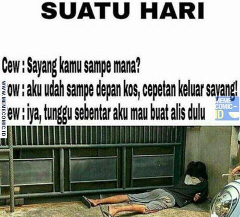 Meme nunggu bikin alis Istimewa Meme nunggu bikin alis Istimewa