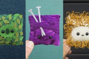 Nggak cuma keren, 10 potret wajah pada rajutan ini menggemaskan banget