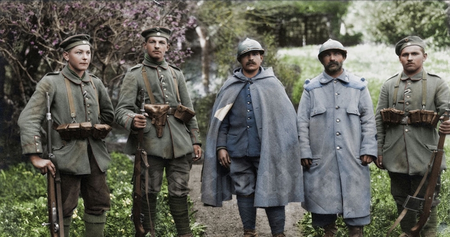 10 Foto Perang Dunia I yang diwarnai, hasilnya bikin berdecak kagum