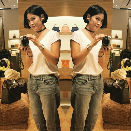 Dian Sastro rambut baru © 2016 instagram.com/therealdisastr