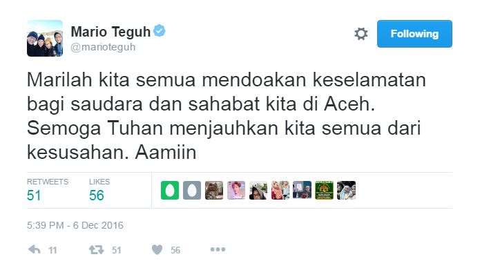 Gempa bumi 6,5 SR guncang Aceh, netizen ramai-ramai mendoakan