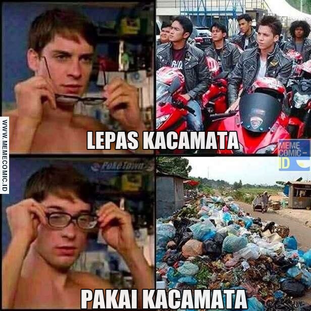 10 Meme 'beda pakai kacamata' ini nggak cuma lucu, tapi juga nyelekit