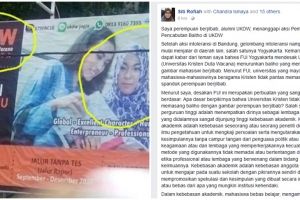 Curhat alumni UKDW soal penurunan baliho mahasiswi berjilbab ini viral