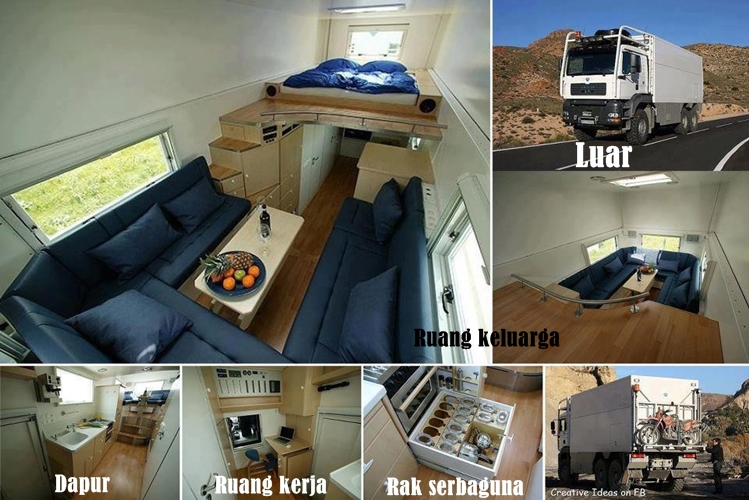 10 Desain 'truck house' cocok buat kamu yang pengin keliling dunia