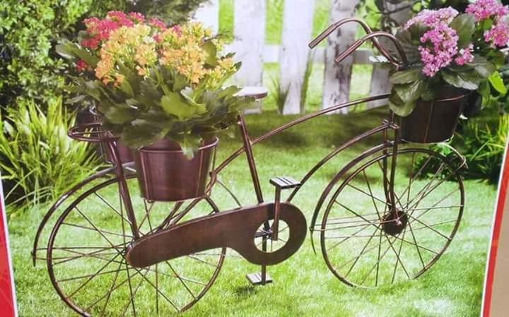 8 Taman bunga dari sepeda ini keren banget, bisa dicoba nih