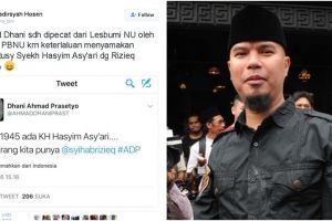 Kicauan Ahmad Dhani buatnya dikeluarkan dari Lesbumi NU
