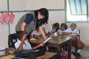 Asyiknya mengajar hingga pelosok Nusantara