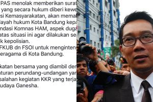 Ini sanksi dari Ridwan Kamil bagi ormas yang bubarkan kebaktian