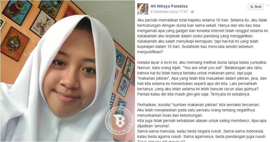 Curhat siswi SMA cantik di Banyuwangi ini mendadak viral, ada apa ya?