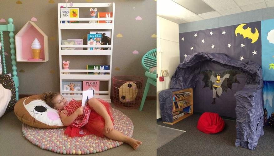 15 Inspirasi ruang  baca  menarik biar anak  jadi semangat baca 