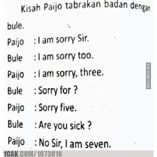 Humor salah paham ©istimewa