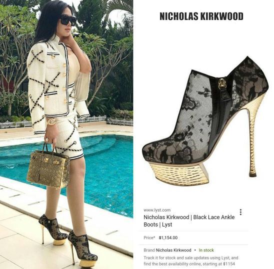 sepatu syahrini © 2016 instagram.com/fashionsyahrini