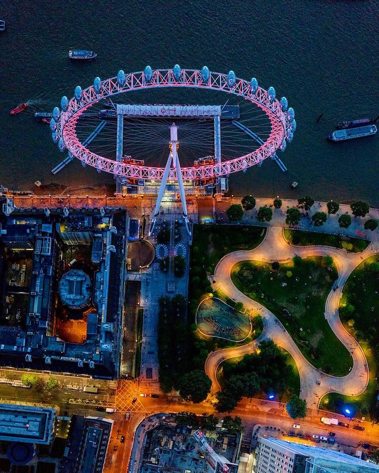 14 Potret London dari udara ini bikin kamu serasa terbang di Inggris