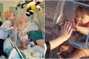 Duh sedihnya, 7 orang ini sejak bayi harus hidup dalam kantong udara