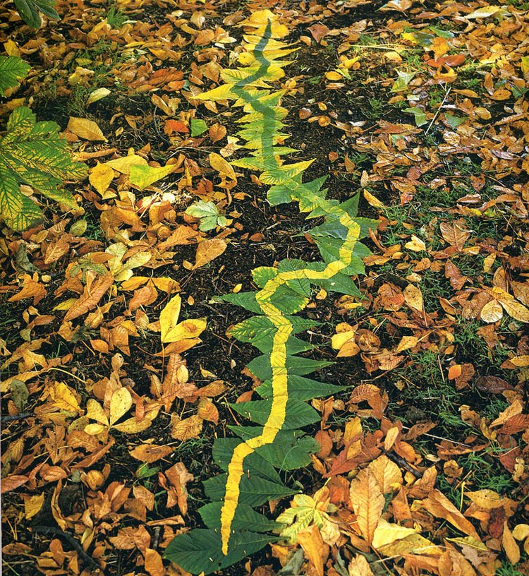 karya seni dari bahan alami © 2016 Andy Goldsworthy